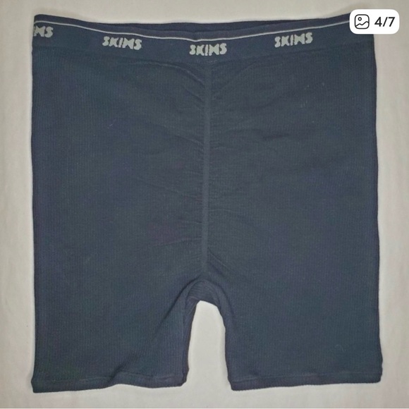 Skims Cotton Rib Boxer Ruched (RARE!) - Picture 4 of 7